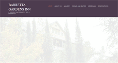 Desktop Screenshot of barrettagardens.com